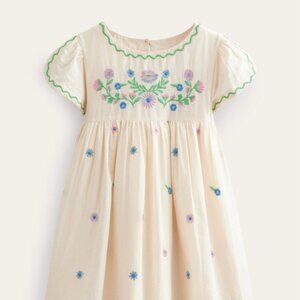 NWT - Mini Boden Embroidered Dress Size7/8